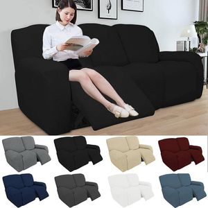 Cadeira abrange tudo-inclusive 2 lugares 3 recliner capa spandex sofá elástico slipcover suave conforto sofá protetor