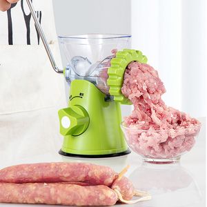 Household Manual Meat Grinder Hand Crank Meat Mincer Sausage Maker Stuffer Kitchen Enema Tool