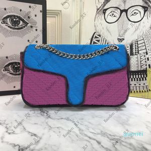 2021 Borsa a tracolla moda di qualità Borsa a tracolla personalizzata con catena da donna Portafoglio tascabile da postino da donna Borsa a tracolla da donna