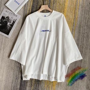 メンズTシャツ特大のアダーエラーバットシャツTメンズ111 11高品質のTシャツテープ印刷Adererror TEE TOPS2282