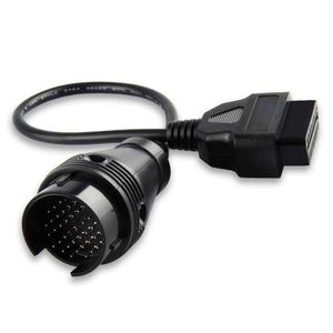 High Quality MB 38 Pin to 16 Pin OBD2 OBD II Diagnostic Adapter For Mercedes 38 Pin OBD 38pin Connector For Benz New