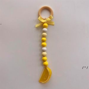 new Lemon Watermelon Fruit Wood Beads Tassel Craft Pendan DecorationNordic Creative Hemp Rope Beaded Home Hanging Decorative EWE5474