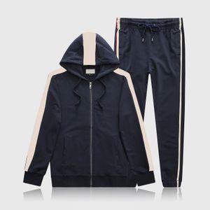 23SS Mężczyzn sportowy z kapturem sportowy i bluzy Czarne białe jesienne zimowe jogger sportowy garnitur męskie garnitury potuowe Zestaw M-3xl plus rozmiar M-3xl