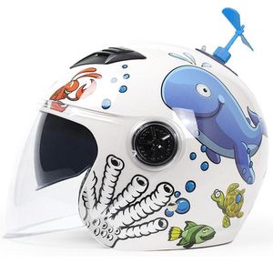 Motorcykelhjälmar 2021 Hjälm Child Casque Moto Safety Capacete de Kids Casco Double Lens Four Seasons