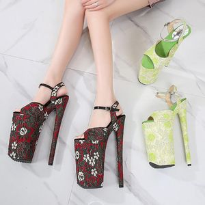 Wholesale toe cars for sale - Group buy Dress Shoes Sexy Car Model Sandals cm High Heel Plus Size Open Toe Ladies Party Fashion