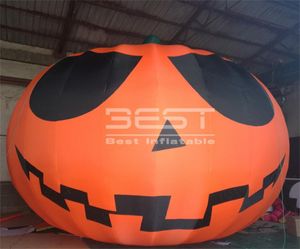 Gaint Halloween Inflatables Balloon Pumpkin Inflable Cushaw with Nightclubイベントステージデコレーション