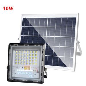 Güneş Enerjili Sel Lambası 40 W 70 W 120 W 200 W 300 W Spot Açık IP67 Su Geçirmez Bahçe Işık 3030 Şeffaf Lens