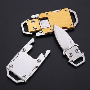 Rostfritt stål Mini Folding Knife Outdoor Survival Tool Portable Tactical Multi-Purpose GF561