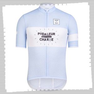 Pro Takım Rapha Bisiklet Jersey Erkek Yaz Hızlı Kuru Spor Üniforma Dağ Bisikleti Gömlek Yol Bisiklet Üstleri Yarış Giyim Açık Spor Y21041350