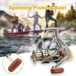 1000-7000 Serie Distant Hjulmetall Spinning Fiske Reel 5.2: 1 12 Lagerbollar Fiskehjul Rotera spolfiskespolen