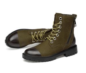 Inverno Homens Botas de Desenhor Especial Tático Força Especial À Prova D 'Água Trabalho De Couro Do Deserto Sapato De Combate Exército Luxurys Akle Boot