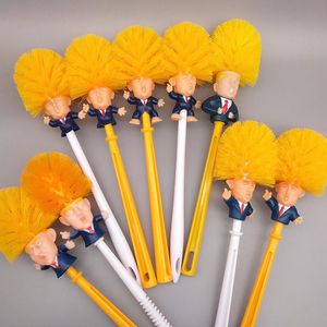 High-Quality Material Presidential Doll Spoof Toilet Brush Creative Dolls Toilets Brushes Without Base Bathroom Accessories XG0326