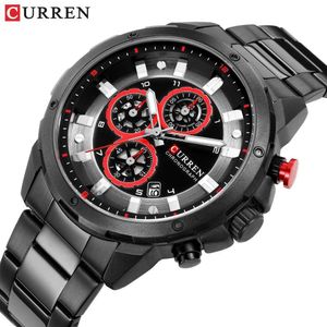 Reloj Hombres Curren Uhr Mode Sport Quarz Herren Uhren Top Brand Luxus Multifunktions Wasserdichte Uhr Relogio Masculino Q0524