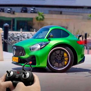 Wholesale cars dump resale online - New product remote control car children s degree rotating drift dump electric two wheeled stunt car model racing model toy Q0726
