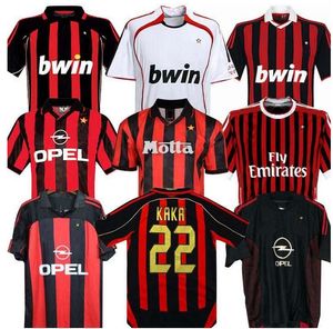 Retro 1990 2000 1962 1963 2007 2002 2003 2004 Maldini Shevchenko Gullit Jersey 1988 96 97 Van Basten Kaká Inzaghi Football Shirt