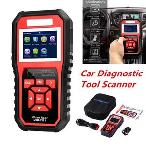 Full OBD2 Bil Diagnostic Tools OBD 2 EOBD Automatisk skanner Kontrollera Motor O2 Sensor Batteri Test OBDII kodskanningsläsare