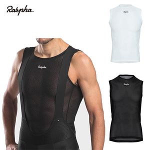 Racing Jackets Ralvpha Men's Cycling Base Layers 2021 MTB Bike Cool Mesh Superlight Vest Breathable Short Sleeves Shirt Undershirt