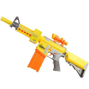 Plastikowe Kids Toy Gun Electric Burst Soft Bullet Suit dla Dart Blaster Karabin Dziedziny Prezent Outdoor Games