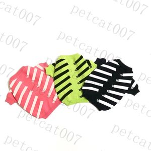 Trendy Brand Sweater Pet T Shirt Letter Print Pets Pullover Dog Apparel Warm Knit Dogs Sweaters Three Colors