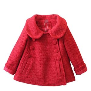 ファッションキッズガールウインドブレーカーコート秋の春の赤ん坊の服sアウターウエア子供服Sジャケット211204