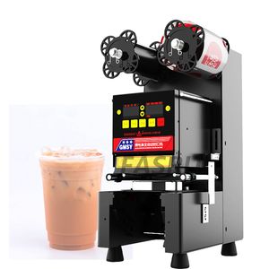 Manual Plastic Paper Bubble Tea Cup Sealer Machine Commercial Drink Hand Pressure Sealing Maker Bubble Pearl Milk Closure Lid Packer