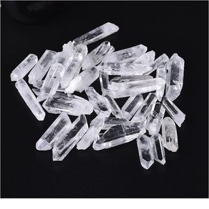 200g Natural Clear Quartz DIY Jewelry Making Crystal Loose Beads Point Mineral Ornament Reiki Polished Crafts Home Decor Study Decoration Gifts