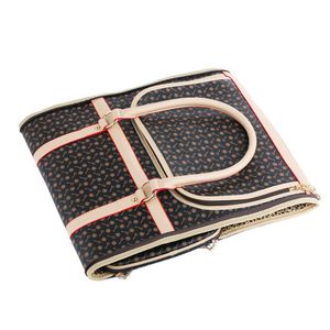 Luxury Pet Carrier Puppy Small Dog Wallet Cat Valise Sling Bag Waterproof Premium Pu Leather Carrying Handbag för utomhusresor W147E