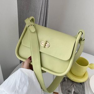 Solid Color Small Pu Leather Shoulder Bag S For Women 2021 Luxury Simple Wild Women's Designer Handbag Travel Crossbody Bags