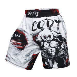 Marca Homens Ginásio Calças 3D Impressão MMA Shorts Fitness Respirável Orangotango calça Quick Seco Shorts Homens de compressão executando 210714