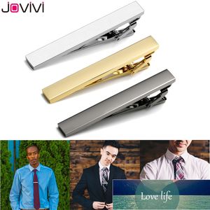 Jovivi Stainless Steel Men's Tie Clip Bar for Skinny Necktie Ties Groomsmen Fathers Day Tie Clips Gift Business Shirt Ties Clips Factory price expert design Quality