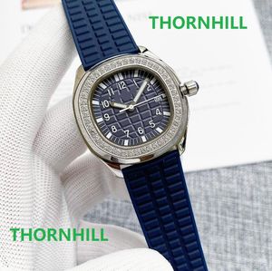 Prezenty świąteczne Quality Męskie Diamenty Watch Fine Steel Wristwatch Męskie Zegarek Damskie 5a styl