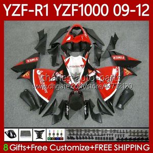 YAMAHA YZF-R1 YZF R1 1000 CC YZF1000 YZFR1 09 10 11 12 Santander Red Coffork 92No.47 YZF R 1 1000CC 2009 2010 2012 YZF-1000 2009-2012 Moto Vücut Kiti