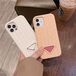 Fashion woven pattern Phone cases for IPhone 15pro 15promax 15 14 14promax 14plus 14pro 13pro 13 12promax 12 High Quality Designers Really Cover shell 6-Color