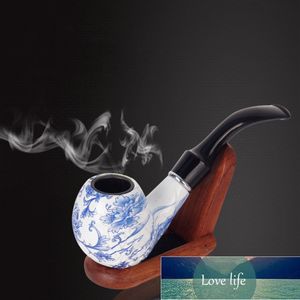 Tubos de estilo chinês chaminé fumar tubo bocal de erva tabaco charuto presentes narguile moedor de fumaça titular de cigarro