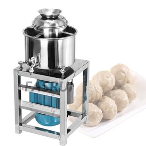 Kommerzielle Fleischbällchen-Schläger-Maschine aus Edelstahl, multifunktionaler elektrischer Fleischwolf, Mühle, Verarbeitung von Knoblauch und Ingwer