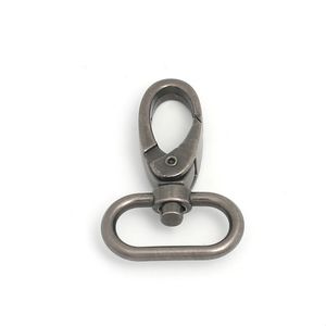 Metallbeutel Snap Hook Trigger Lobster Verschlüsse Klammern flacher unten Federtor Lederhandwerk Haustier Leinenbeutelgurt Gurtband