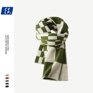 Moda uomo Donne Sciarpa Inverno Brand Coreano a scacchi con scollo a quadretti con scollo a quaderno di alta qualità scialle di plaid caldo sciarpa snood