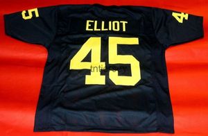 Anpassad Elliot Michigan Wolverines Jersey Stitched Lägg till valfritt namnnummer