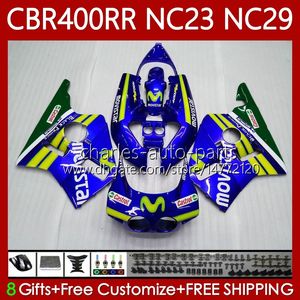 Honda Movistar Yeşil CBR 400 RR CC 400CC NC23 1988 1989 1990 1991 1992 1993 Vücut 65NO.69 CBR400RR CBR400 RR 88-99 NC29 CBR400RR 88 89 90 91 92 93 OEM Karoser