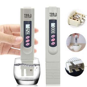 Digital TDS Meter Monitor Temp PPM Tester Pen LCD-mätare Stick Water Purity Monitors Mini Filter Hydroponic Testers TDS-3 6 Colros