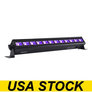 Wholesale black light supplies resale online - USA Stock12 LED Black Light W UVA NM Blacklight Glow in The Dark Party Supplies Fixtures for Christmas Birthday Wedding Stage Lighting