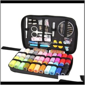 Notions Tools Apparel Drop Delivery 2021 Diy Box Multifunction Travel Sewing Kit Needle Thread Threader Tape Scissor Storage Bag Set 259094 P