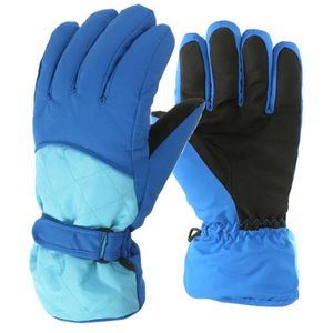 Disposable Gloves Children Winter Thick Warm Ski Windproof Snowboarding Skating Full Finger Mittens Kids Outdoor Sportswear Accessories