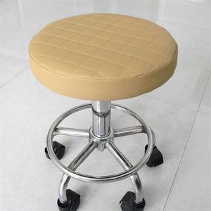 Round Bar Pool Cover Seat Slipcover Chair Elasticated Ing Tabouret de 211116