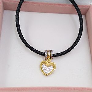 925スターリングシルバージュエリー作りキットのシードの種子の種子Pandora Gold Bracelet母の日の贈り物女性男性チェーンビーズネックレスペンダント767623cz