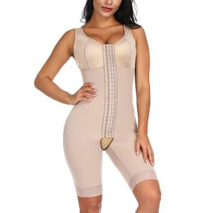 Kvinnors Shapers Midja Trainer Bodysuit Tummy Control Hip Bulifter Öppna Crotch Body Shaper Slimming Underkläder Modellering Strap Corset Shapewear