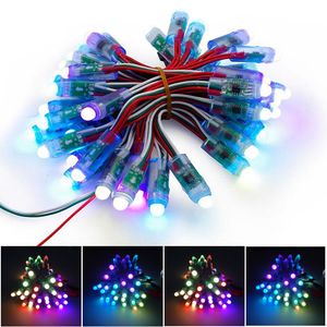 WS2811 IC LED pixel módulo luzes dc5v 12mm impermeável lâmpada de ponto RGB corda de cor completa luz endereçável de natal para letras sinal anuncie