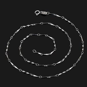Halsketten Ketten Kupfer versilberte Halskette versilberte Drehkette Winkelkette 18 45 cm versilberte Halskette