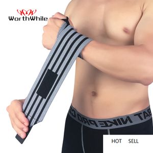 Polsino da polso da polso da polso da 1 pezzo Bandes Brace Powerlifting Gym Fitness Straps supporta attrezzature sportive