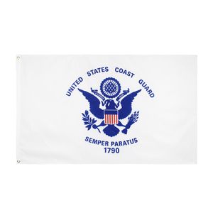3x5 ft Estados Unidos do Americano Militar Americano USCG Guarda Costeira Bandeira Polysters Factory Pre￧o